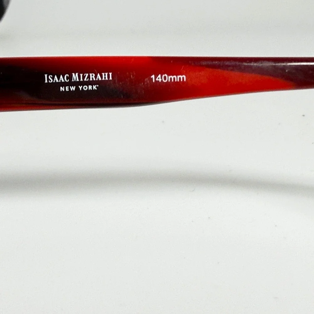 Isaac Mizrahi IM30248 RE Red Gold Cat Eye Eyeglasses Frames 58 13 140mm‎ Womens